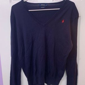 Navy blue polo Ralph Lauren sweater